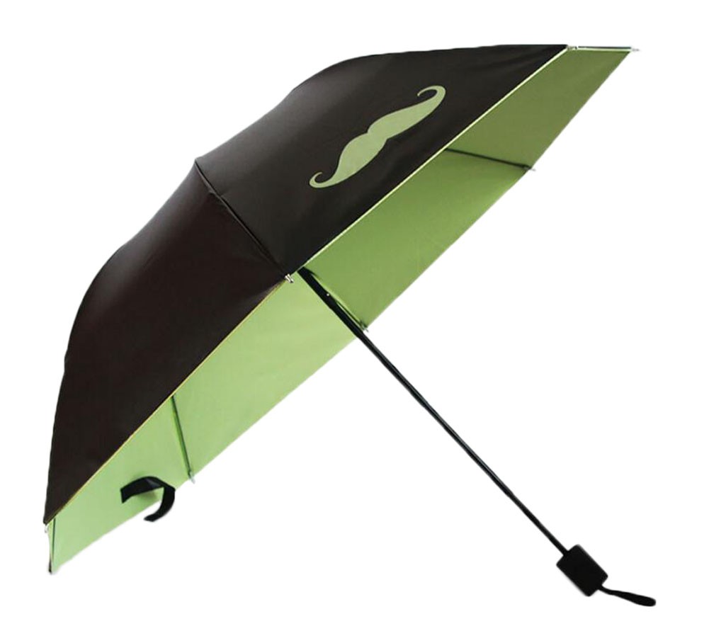 Anti UV Travel Umbrella Folding Parasol - Green