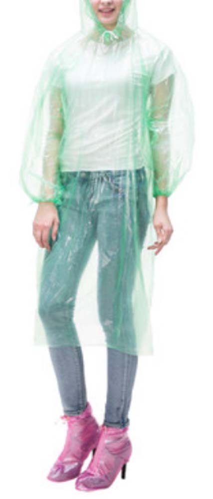 Men and women Rain Coats Disposable Rain Ponchos/Set Of 3