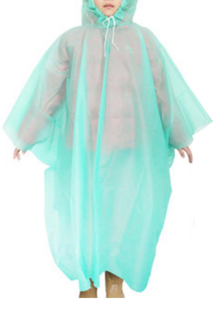 Disposable Rain Ponchos Children's Raincoats/Set Of 2