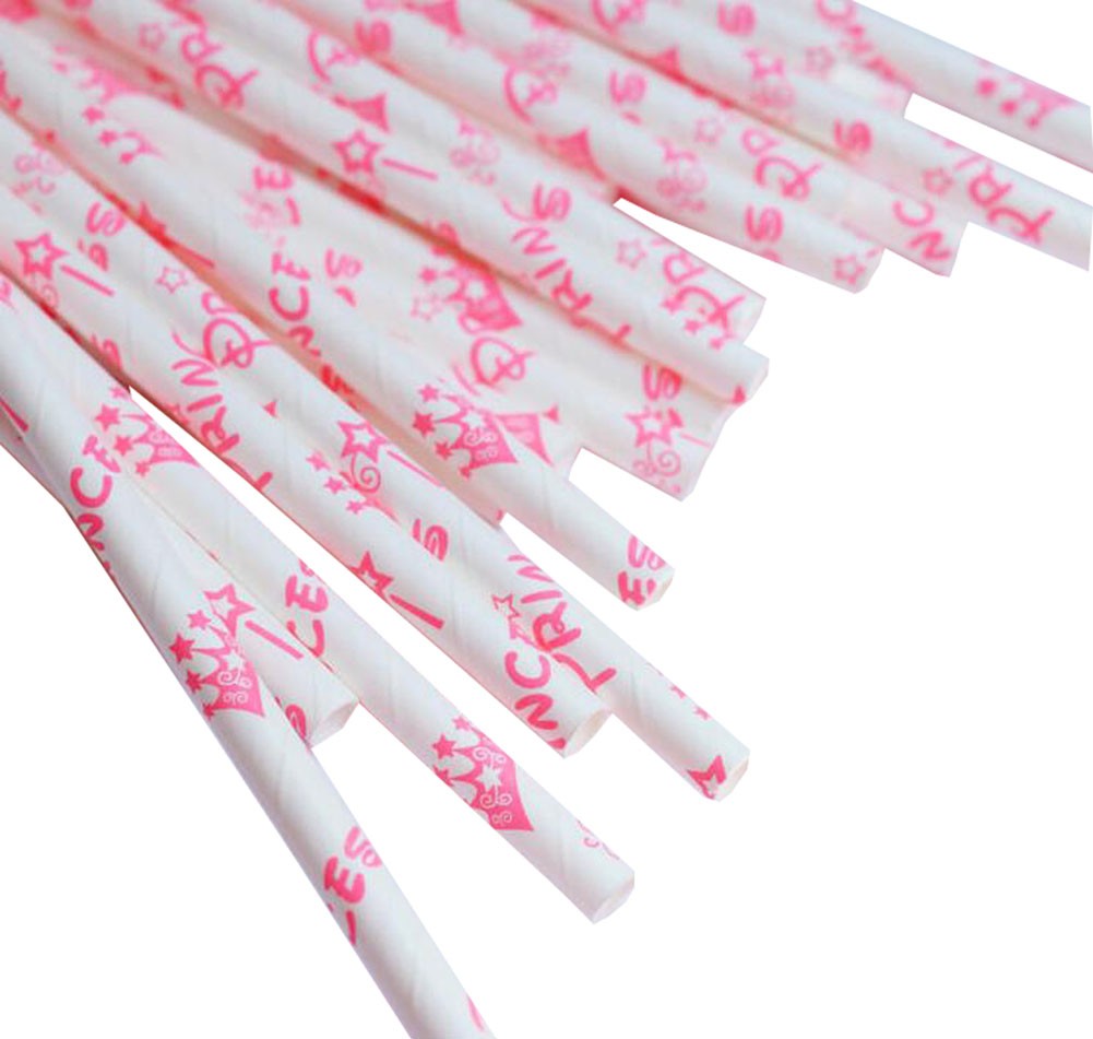 Long Paper Straws 100 Count