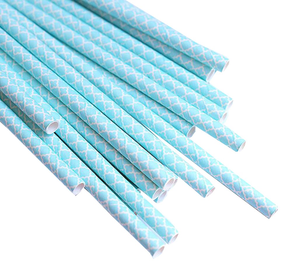 Baby Showers Party 100 Pack Paper Straws