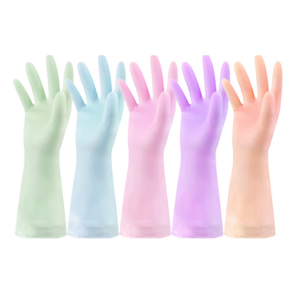 Reusable Waterproof Household Gloves for Kitchen Cleaning 5 Pairs