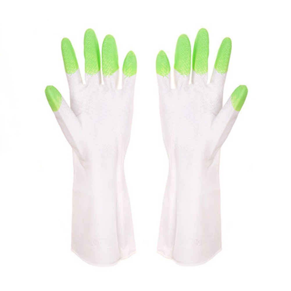 Set of 3 Pairs Reusable Household Gloves for Kitchen Laundry Cleaning