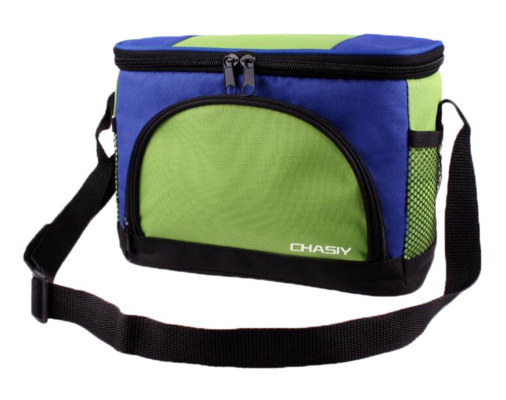 Blue and Green Lunch Bags Insulation Bag Zip Lunch Bag