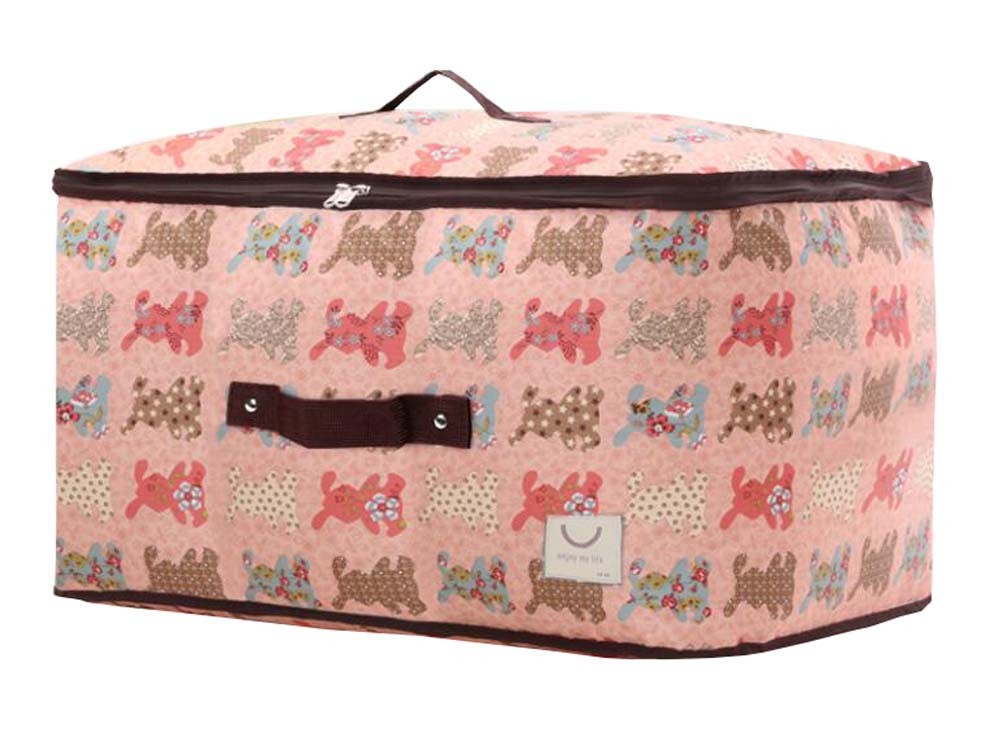 Underbed Storage Bags Organizer with Zippers and Handles