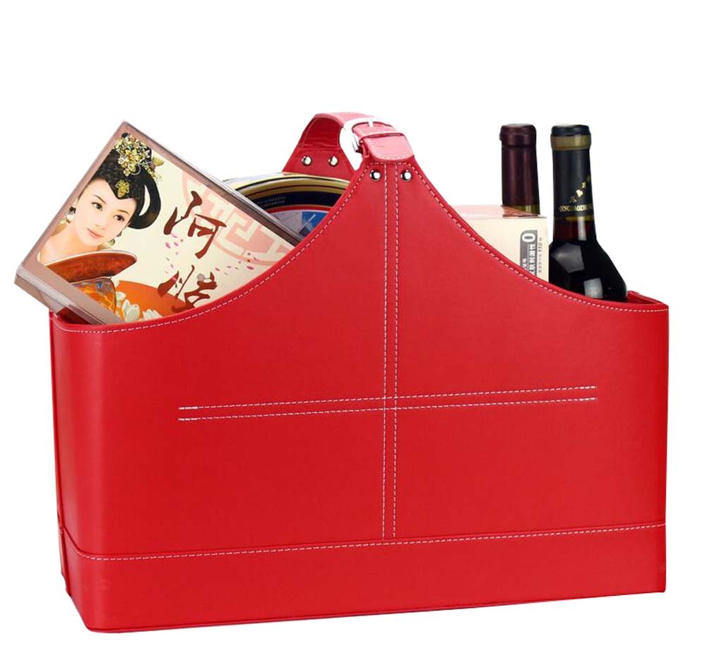 Useful Home Small Item Storage Box PU Home Organizer