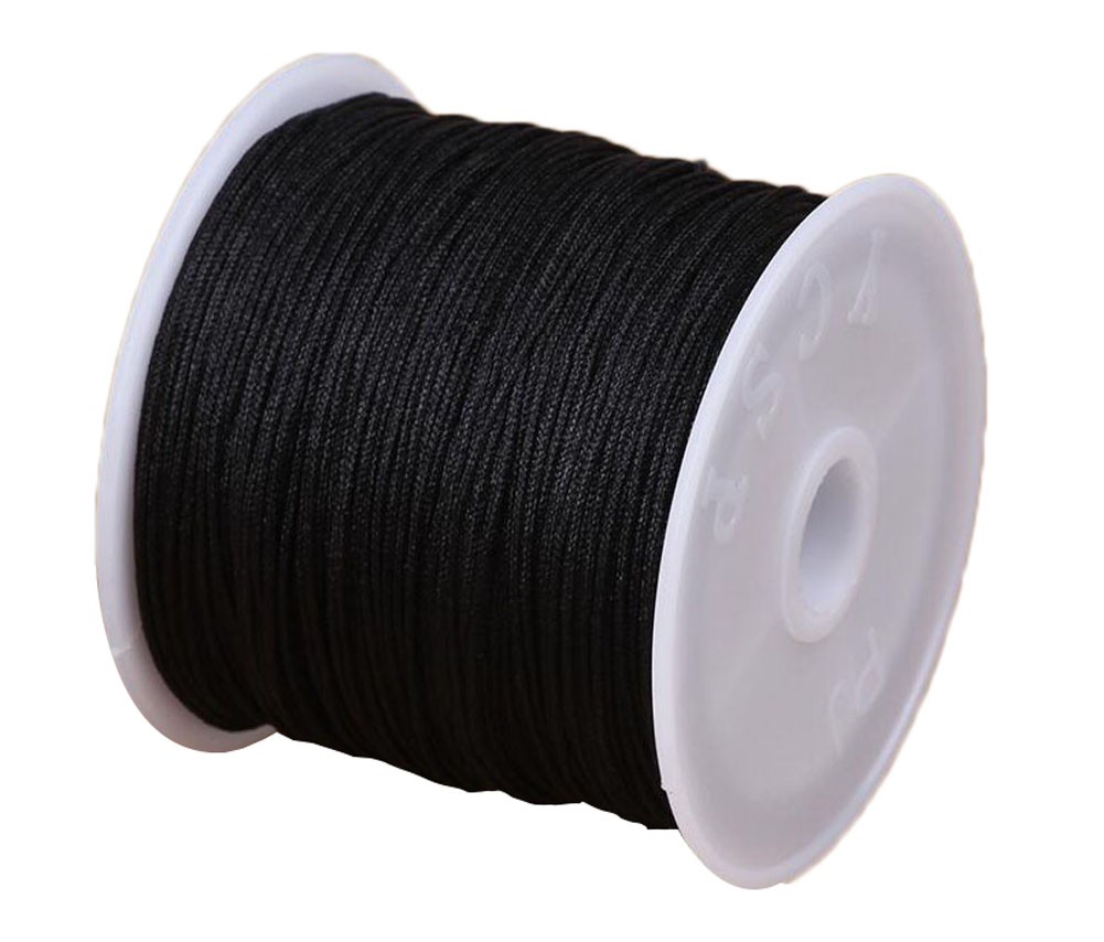 Cord Beading Thread String for Beading - Black
