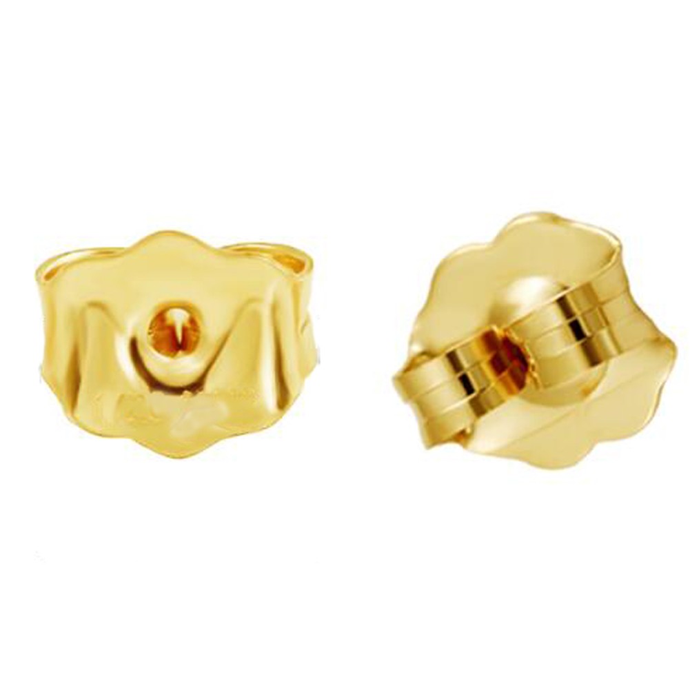 Gold Color Earring Backs Set of 2 Earring Nuts