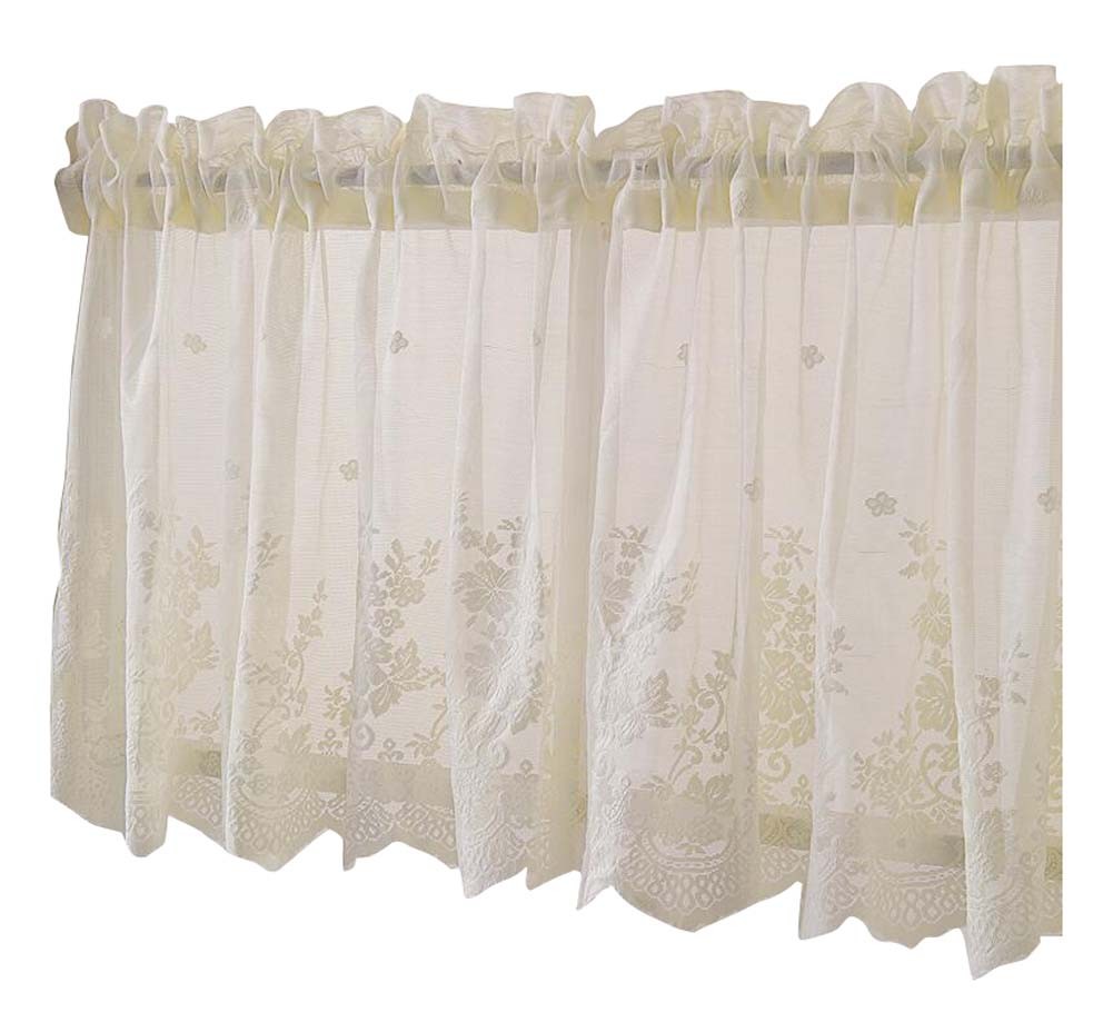 Translucent Short Home Curtain Cafe Tier Curtain Gauze 08