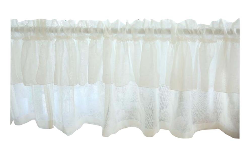Translucent Short Home Curtain Cafe Tier Curtain Gauze 12