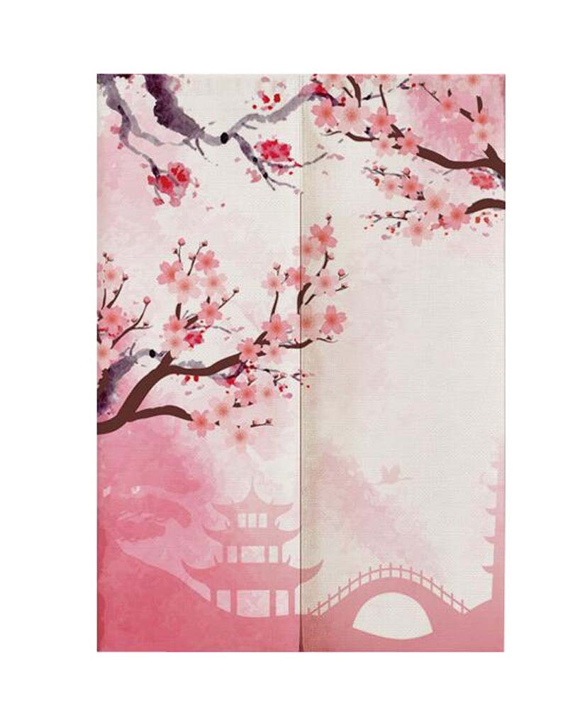 Japanese Style Hanging Curtain Home Restaurant Curtains 70*90CM F