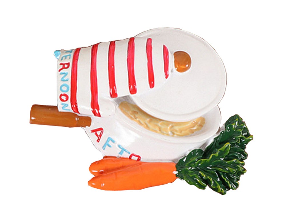 Glove Soup Pot 3D Features Refrigerator Magnets Special Gift