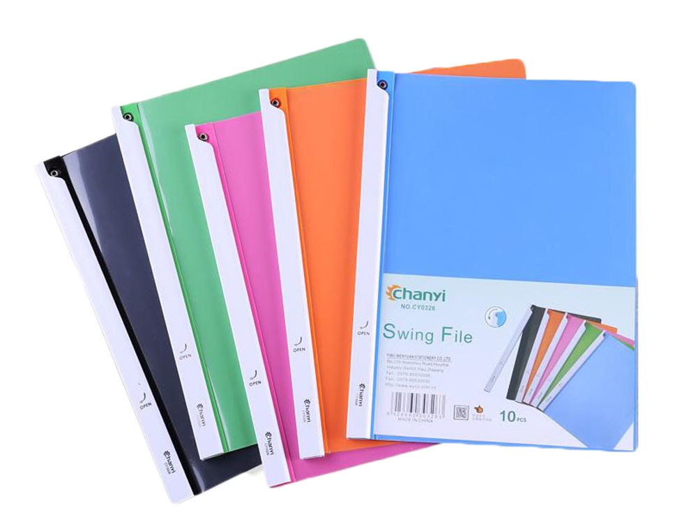 Report Cover with Swing Clip 5 Pack Random Color