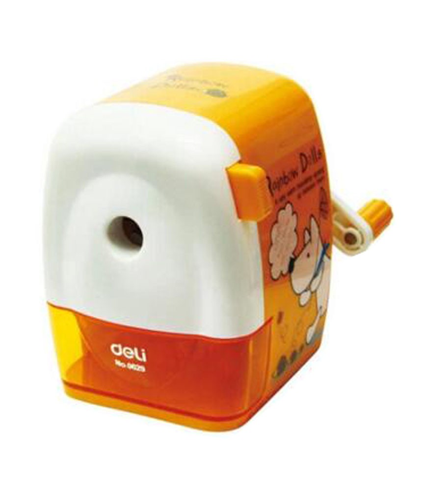 Cute Cartoon Yellow Pencil Sharpener for Students and Teacher
