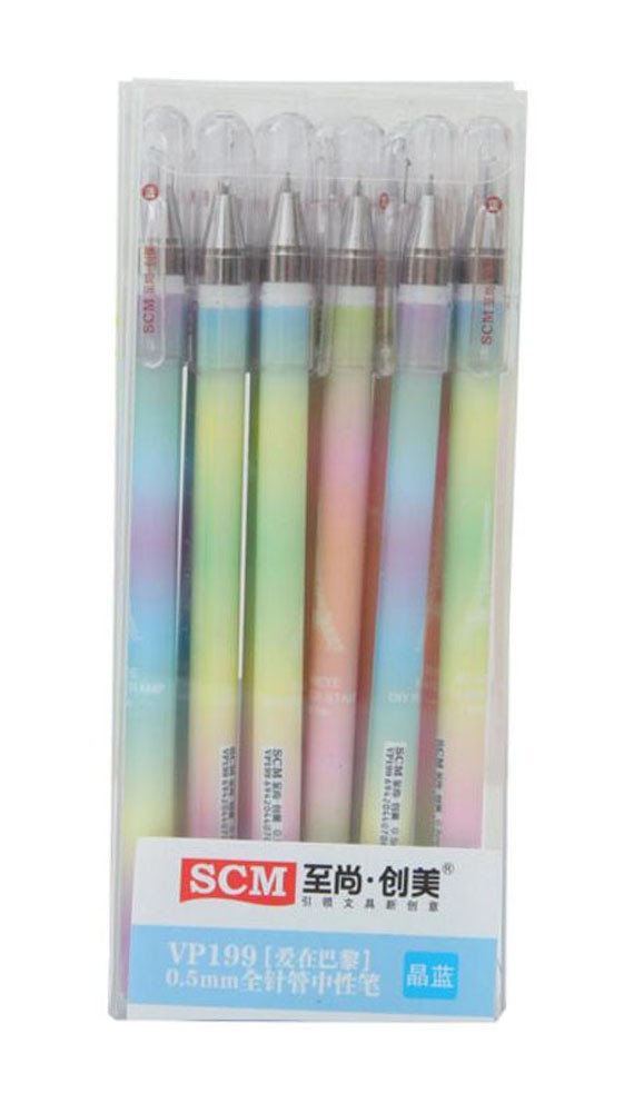 Roller Ball Pens Set of 12 Medium Point Blue Ink