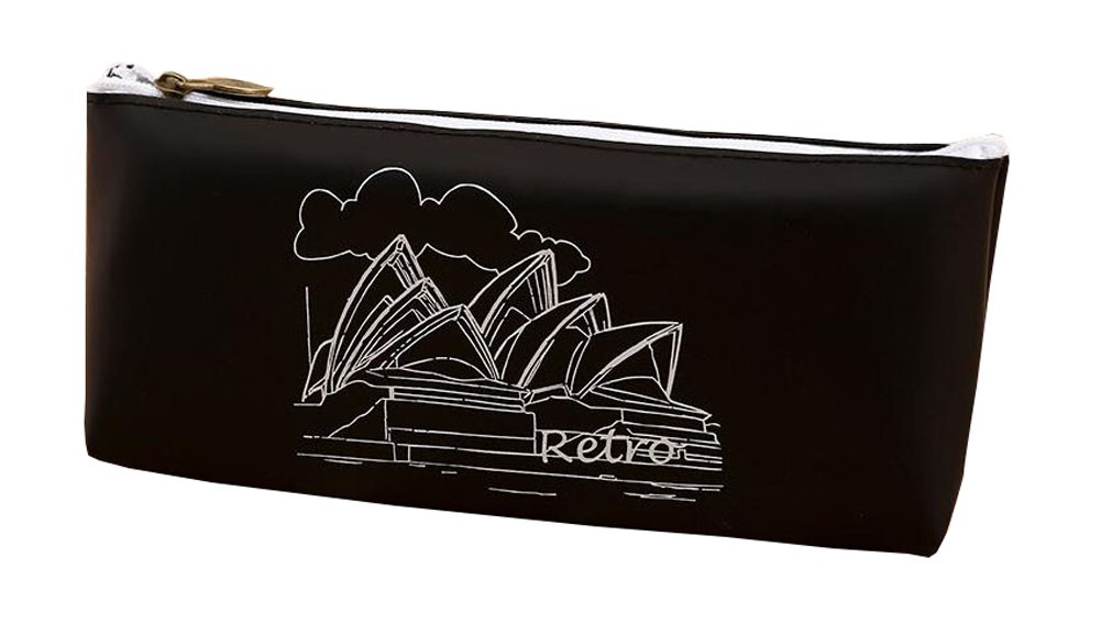 Sydney Opera House Pattern Pencil Case Pen Case Stationery Bag Zipper Pouch