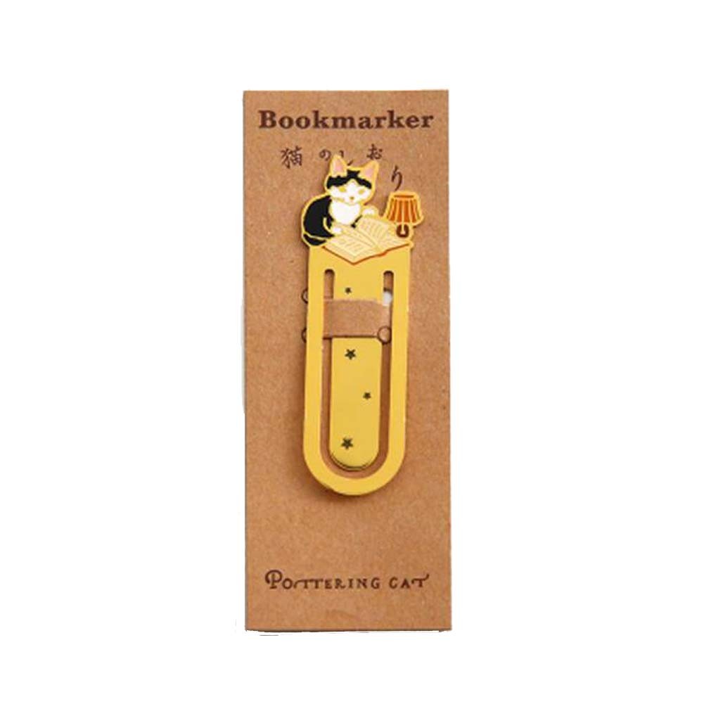 Cat Metal Bookmark School Office Supplies Bookmark Stationery