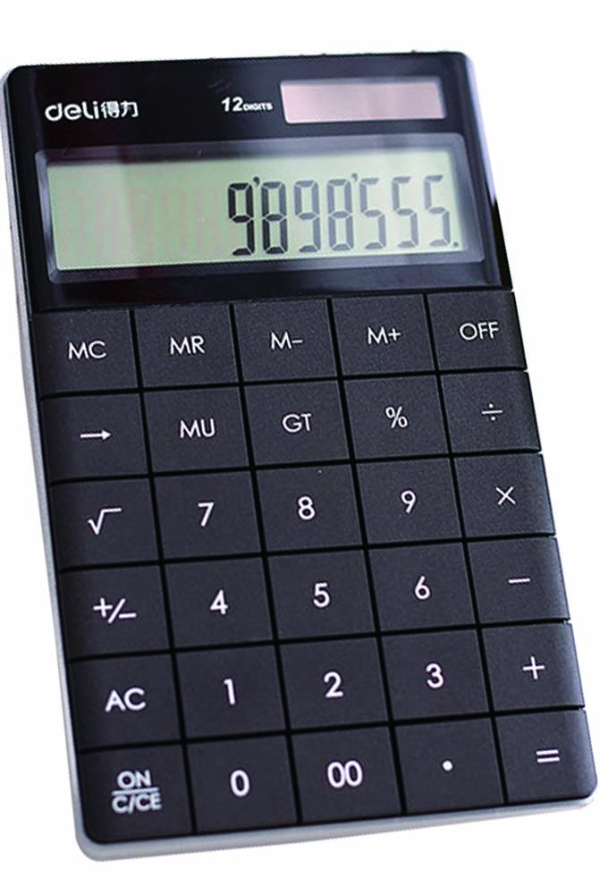Black Simple Calculator Desktop Calculator Business Calculator