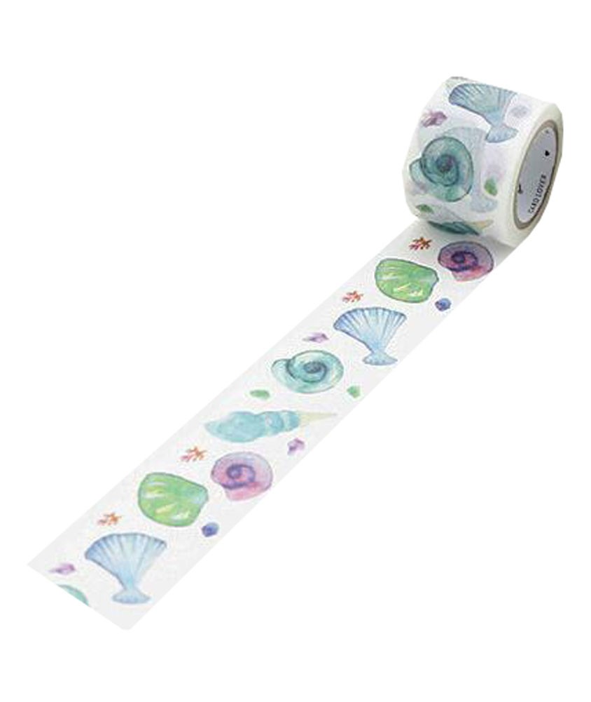 Decorative Funny Washi Paper Tape Roll Shell Pattern