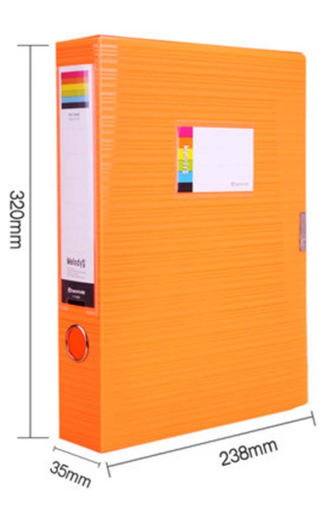 Orange File Folder Storage Folder Folder Organizer/ Set Of 5
