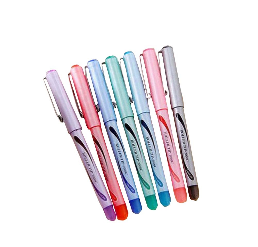 7 Colors Gel Pens for Students/Workers/Teachers 0.5 mm 7 PCS