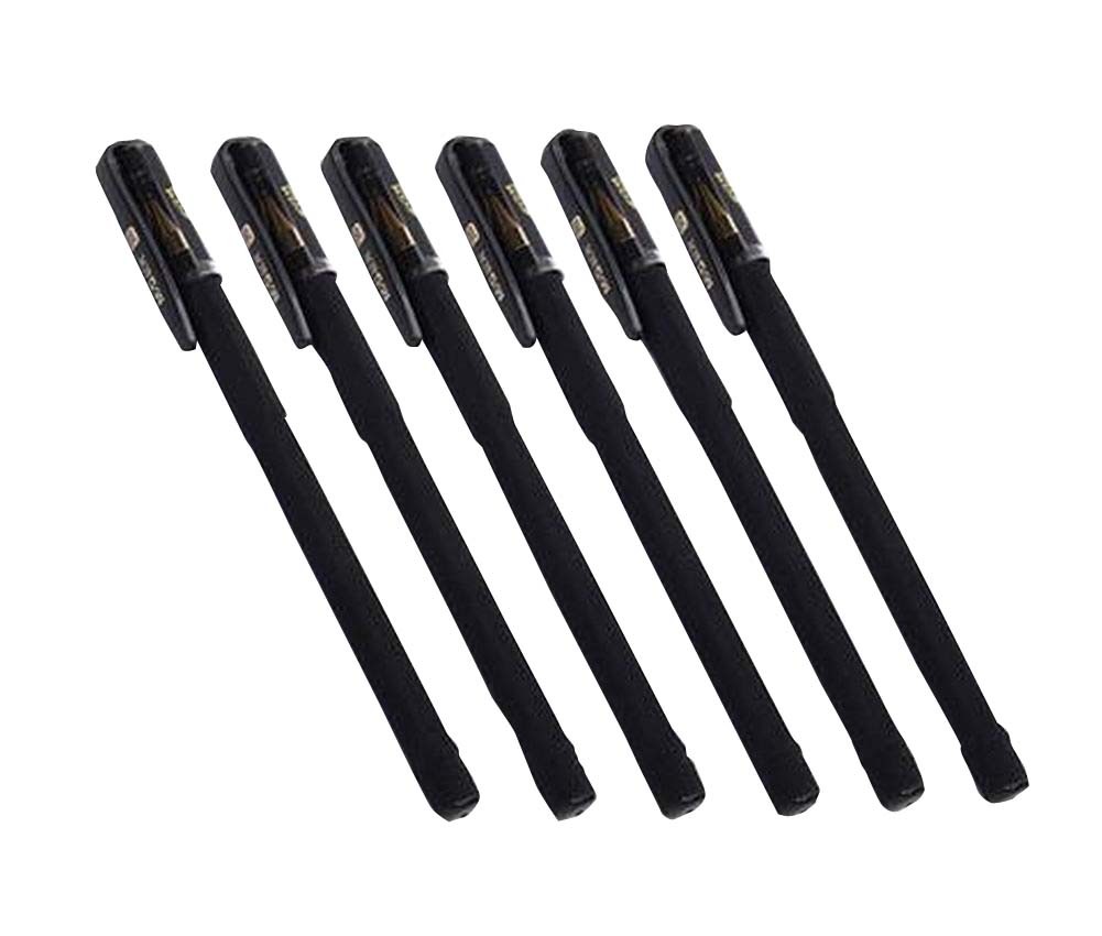 12 PCS 0.5 mm Office Reusable Gel Pens Great Office Black Ink Pens