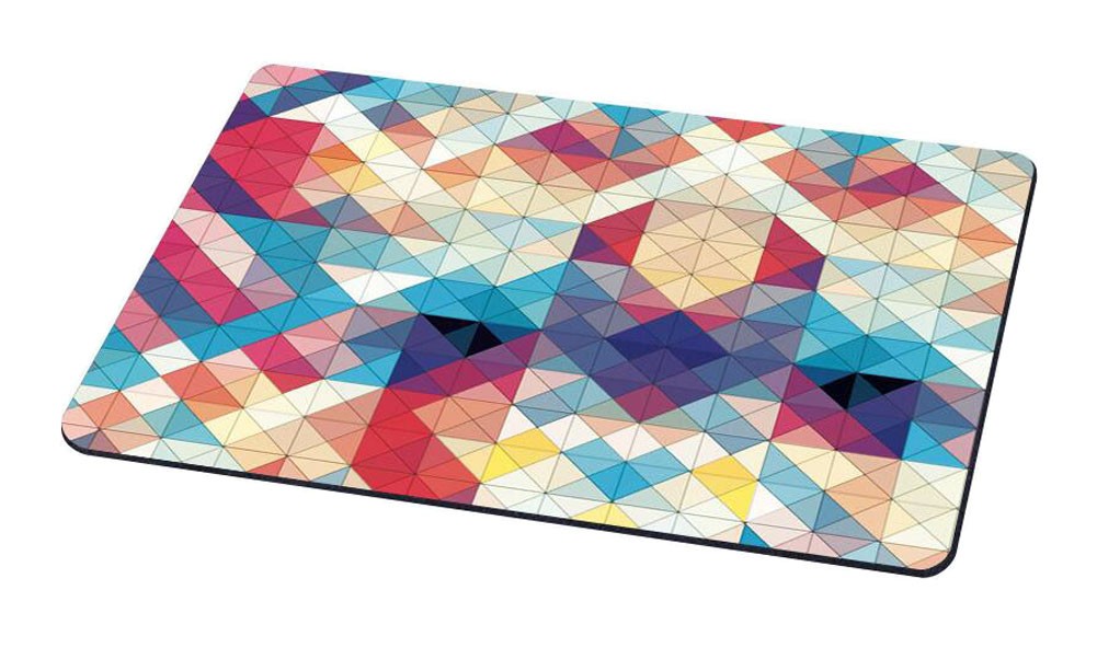 Rubber Back Multicolored Mouse Pad Cloth Surface