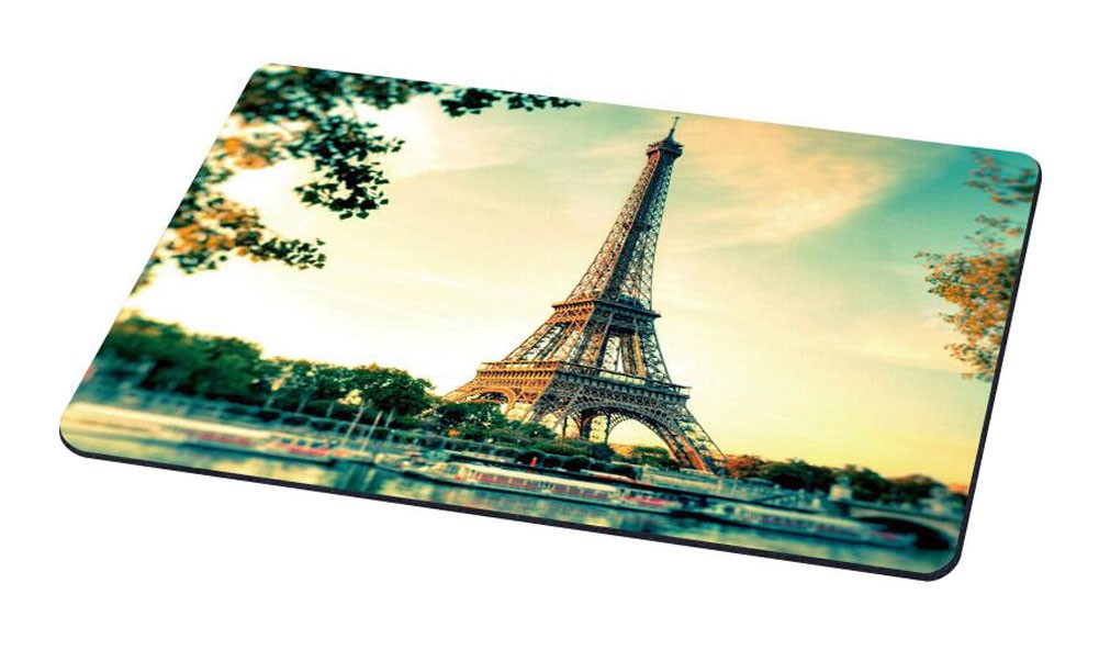Eiffel Tower Pattern Office Mouse Pad Mat Gaming