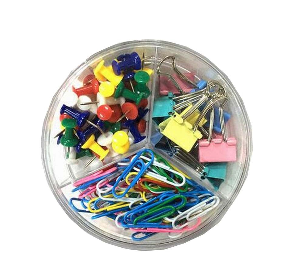 Durable Metal Binder Clips/Paper Clips/ Clamps/Pushpin A box