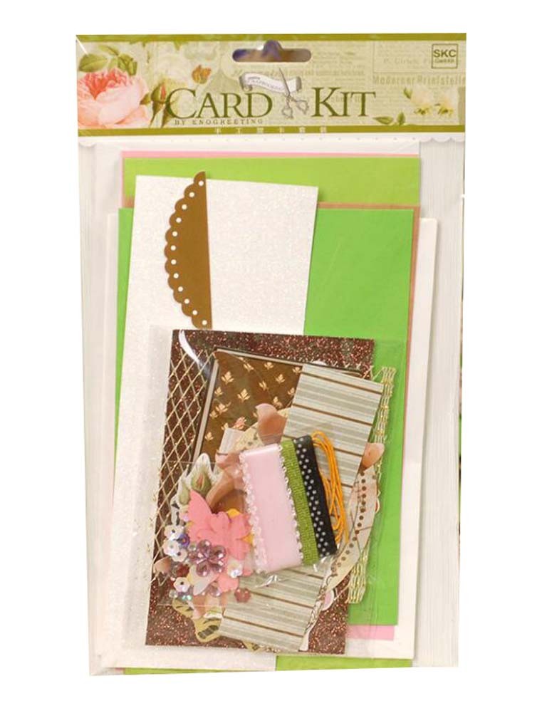 Includes 6 Cards, 6 Envelopes and A Varirty of Embellishments Greeting Cards Kit