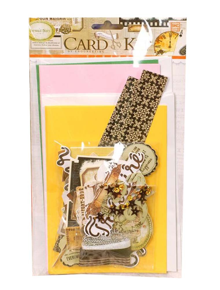 DIY Handmade Greeting Card Kit Includes A Varirty of Embellishments