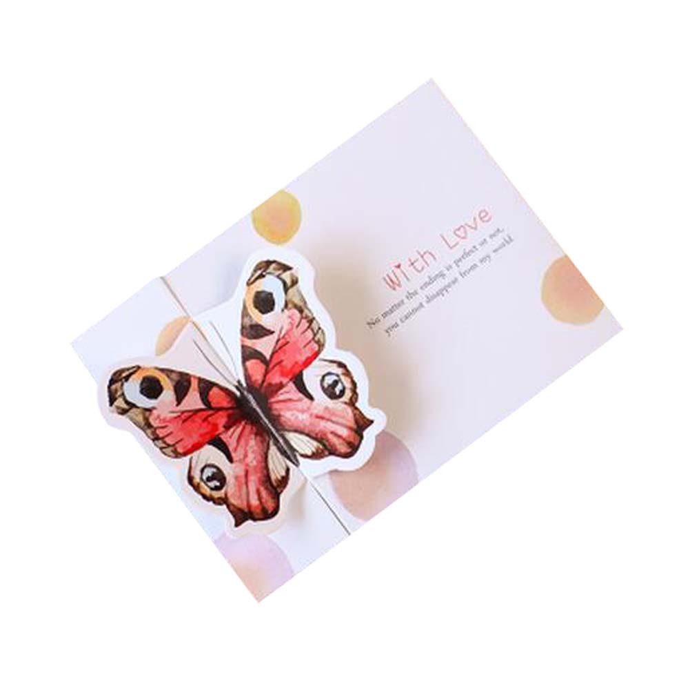 Set of 5 Lovely Butterfly Greeting Cards for all Occassions