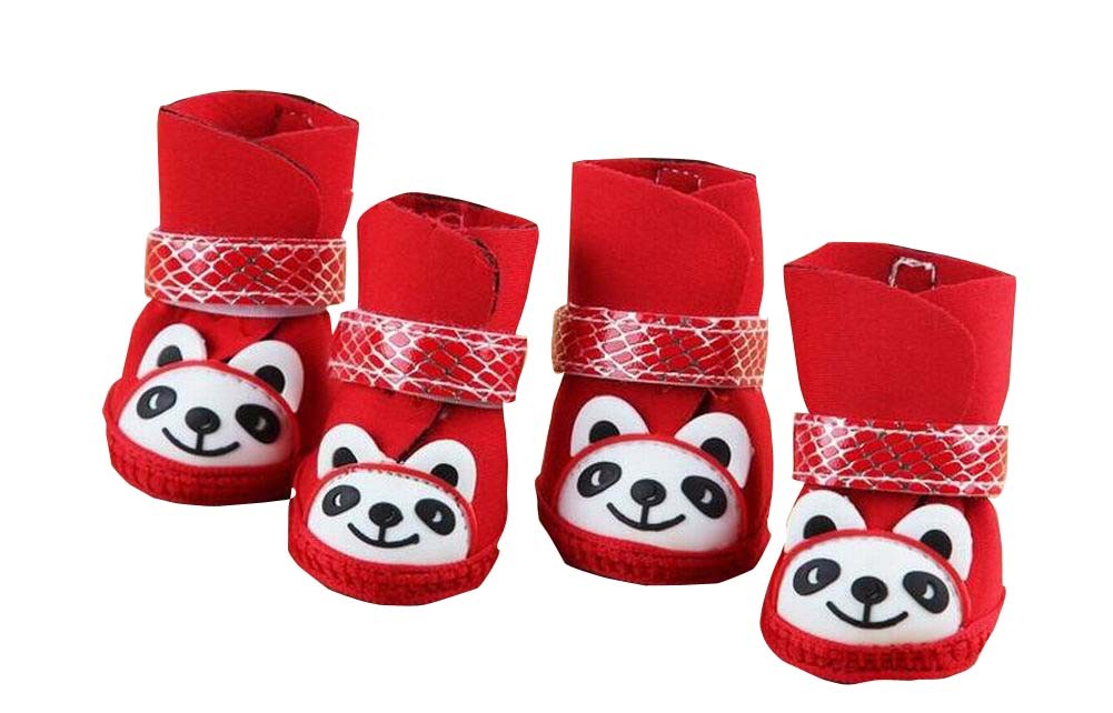 Cute Red Panda Shoes for Puppy/Teddy/Poodle Pet Socks