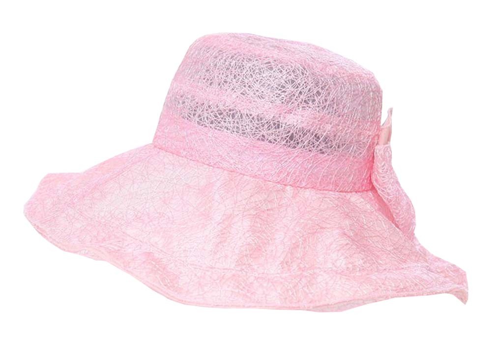 Pink Women's Wide Brim Sun Protection Hat