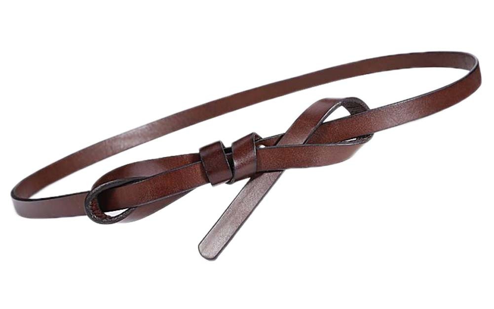 Simple Design Leather Adjustable Waist Belt