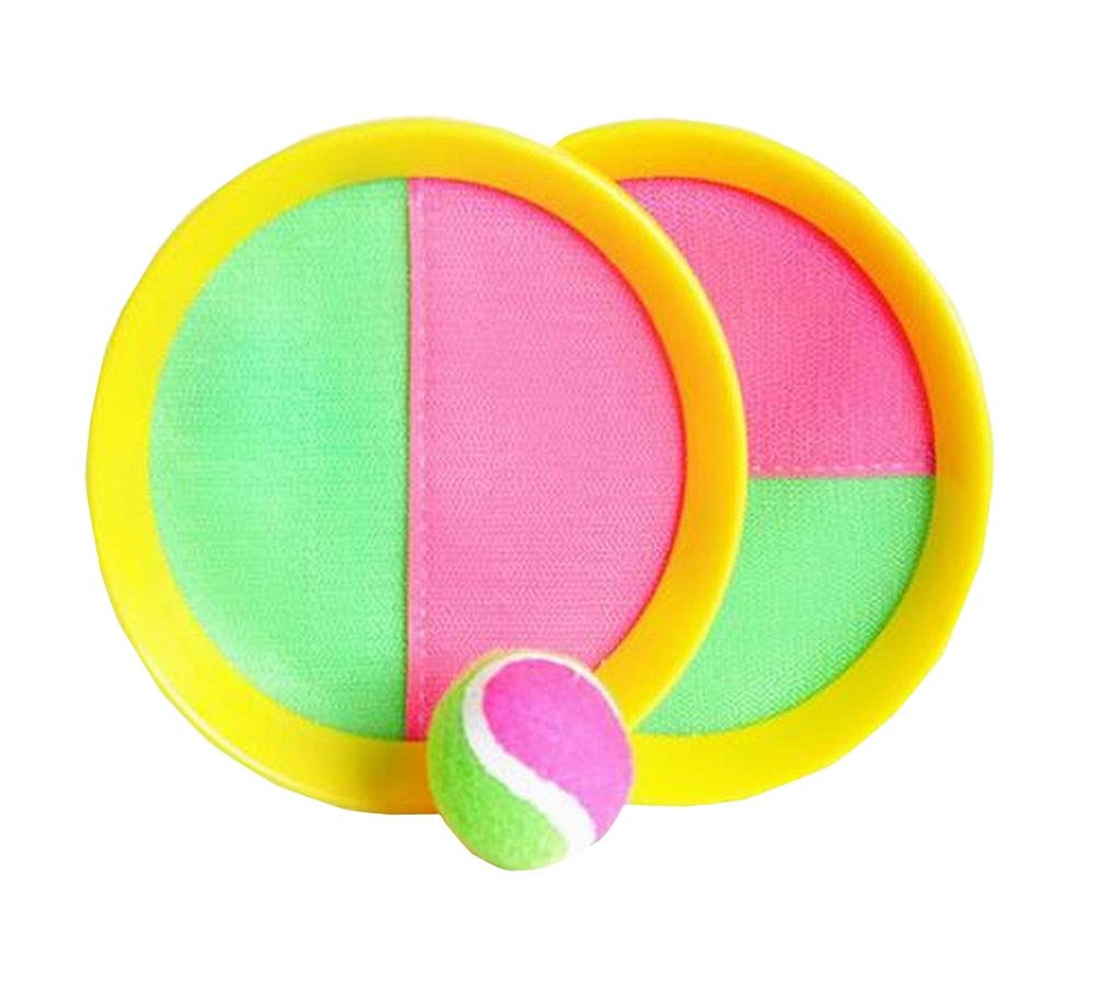 A Pair of Kids Exercise Ball Rackets Colorful Baby Activity Accessory