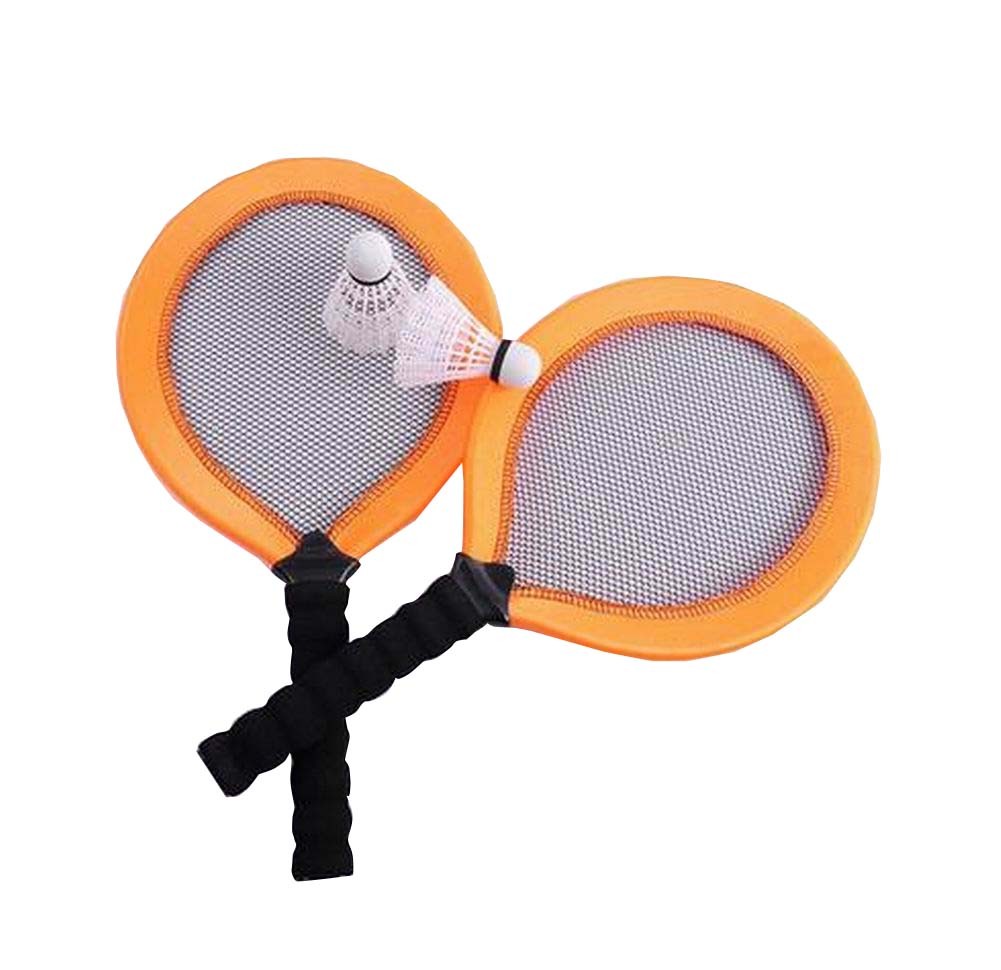 A Pair of Kids Early Learning Badminton Rackets Outdoor Exercise Supply