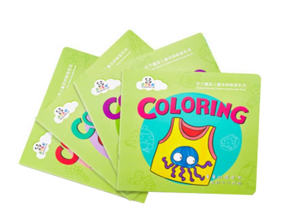 Cuddly Coloring Book (Beginner Level 1) Without Brush /Set of 4