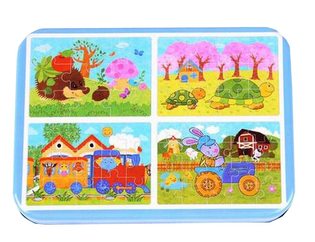 4 Pieces Baby Puzzle Useful Kids Early Learning Jigsaw