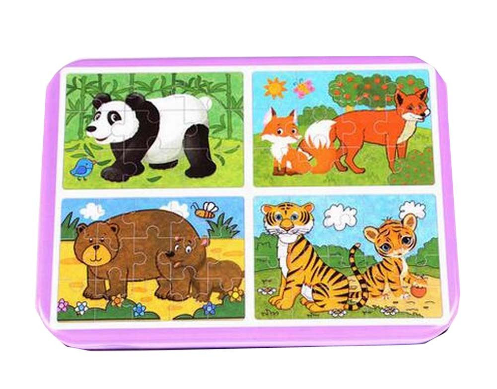 Useful Kids Early Learning Puzzle Cute Animals Jigsaw