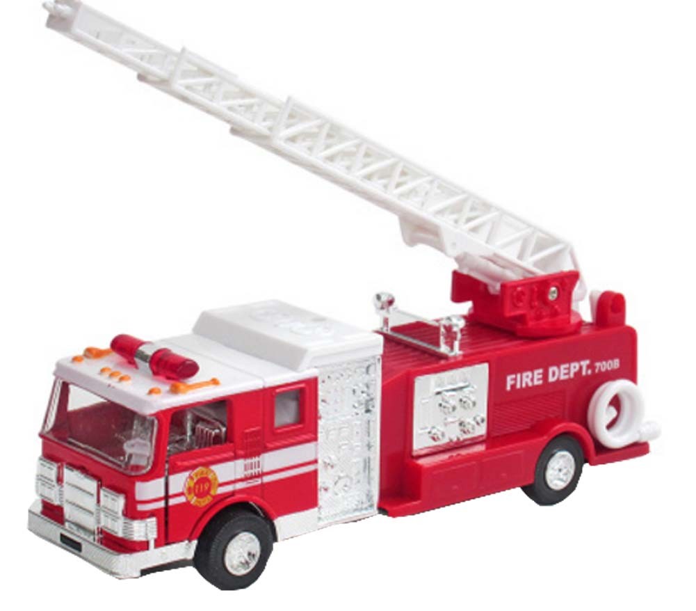 Ladder Fire Truck Alloy Car Model Toy Cars
