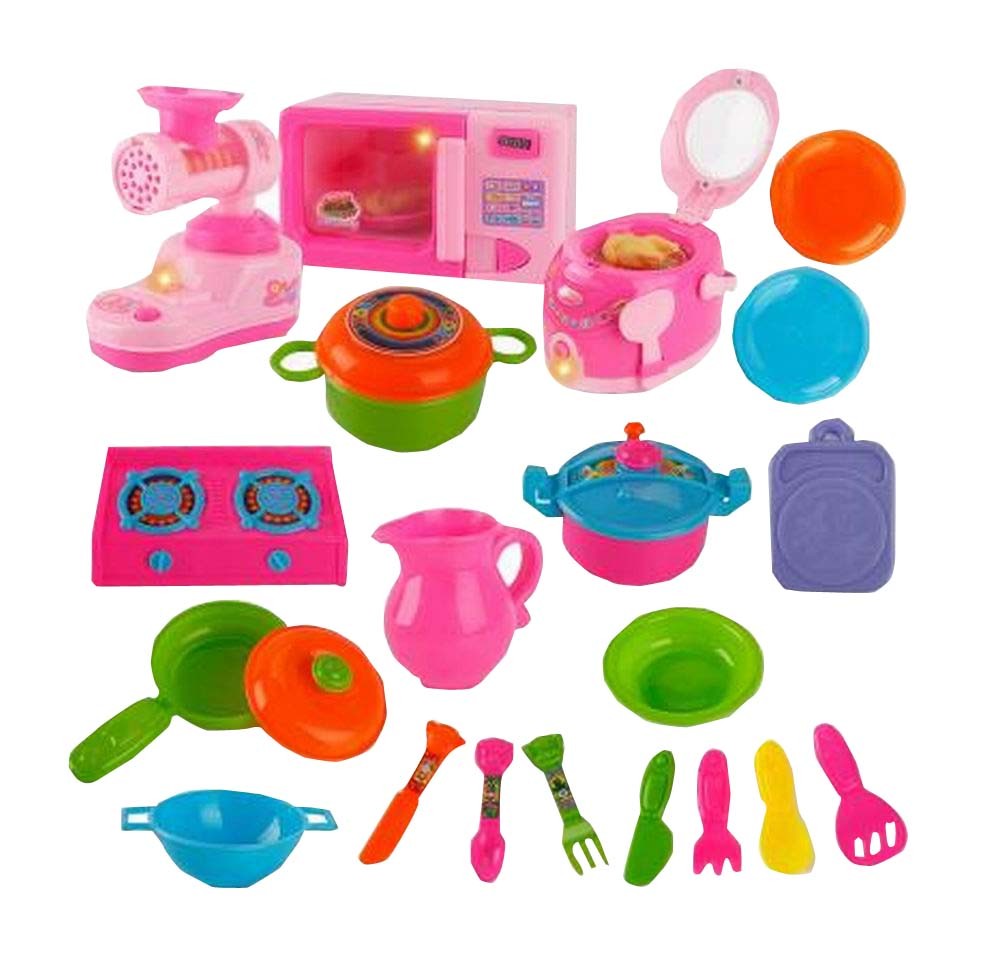 Plastic Baby Home Play House Toy Set Pretend Cookware Set