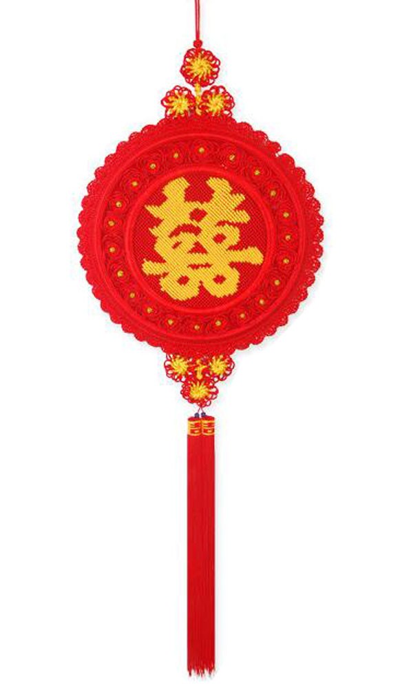 House Decoration Ornaments Red Chinese Knot - Xi