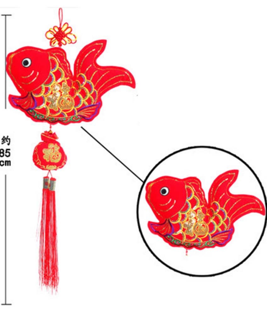 New Year Decorations Lucky Fish Pendant Chinese New Year Decoration