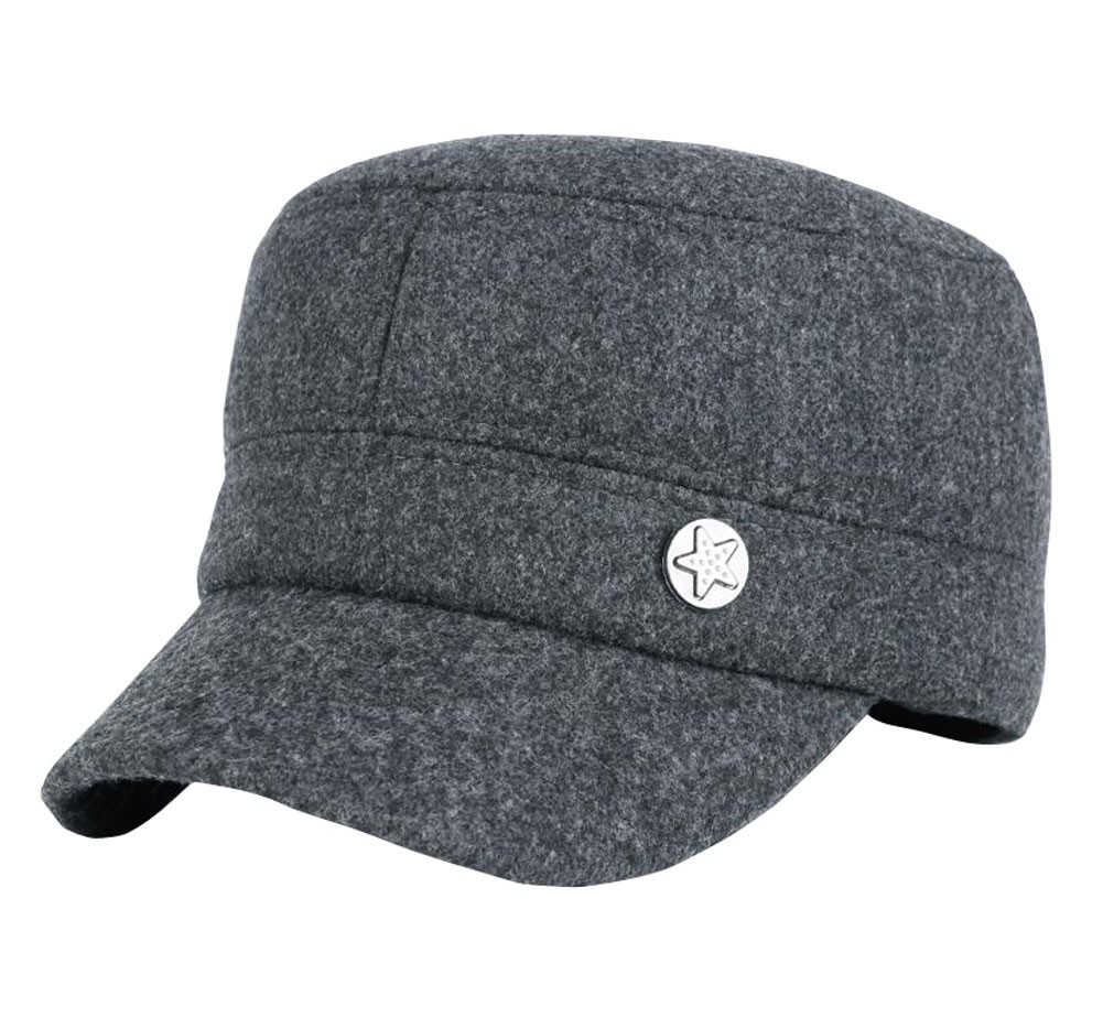 Outdoor Winter Men Fleece Lined Hat Warm Father Gift Hat D01