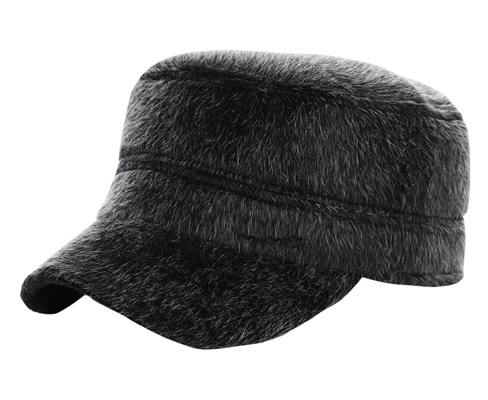 Outdoor Winter Men Fleece Lined Hat Warm Father Gift Hat D10
