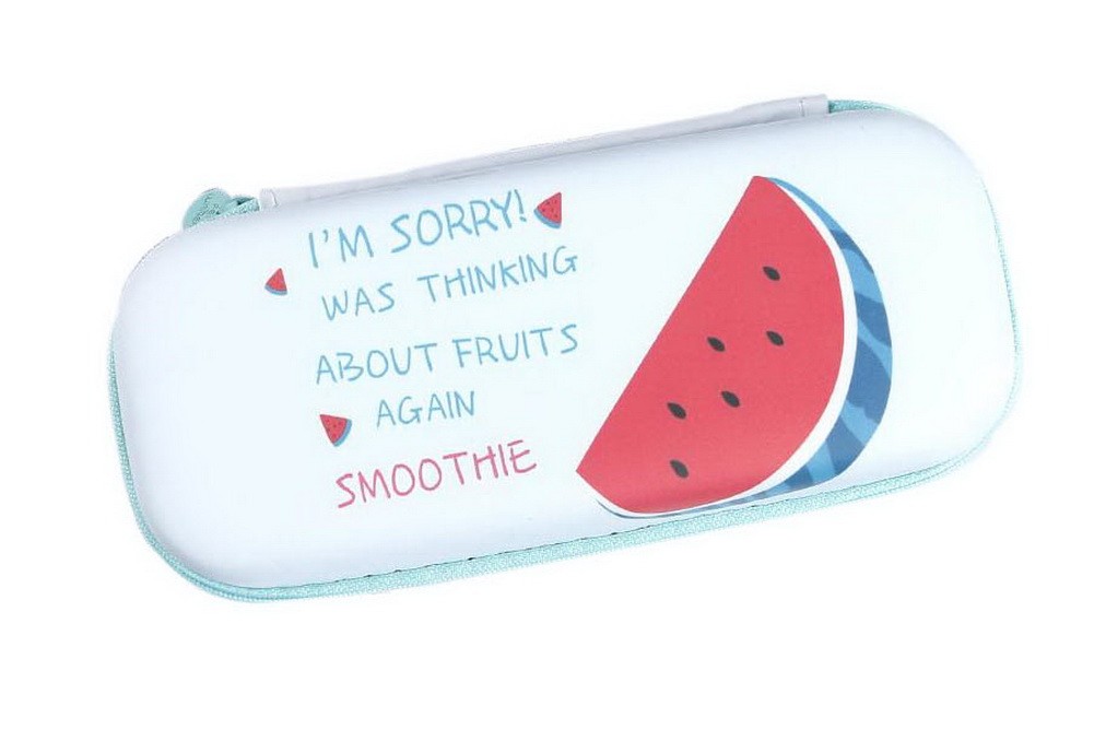 Feather White Big Watermelon Simple Creative Fashion Large Capacity Pencil Cases