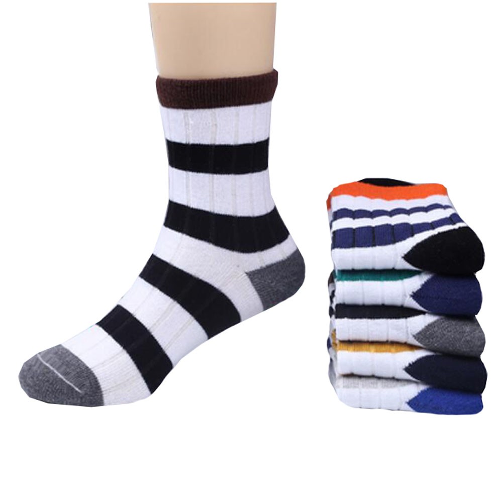 5 Pairs of Cozy kids Cotton Socks Children ?? 5-6years??Gifts Comfortable Socks,stripe??