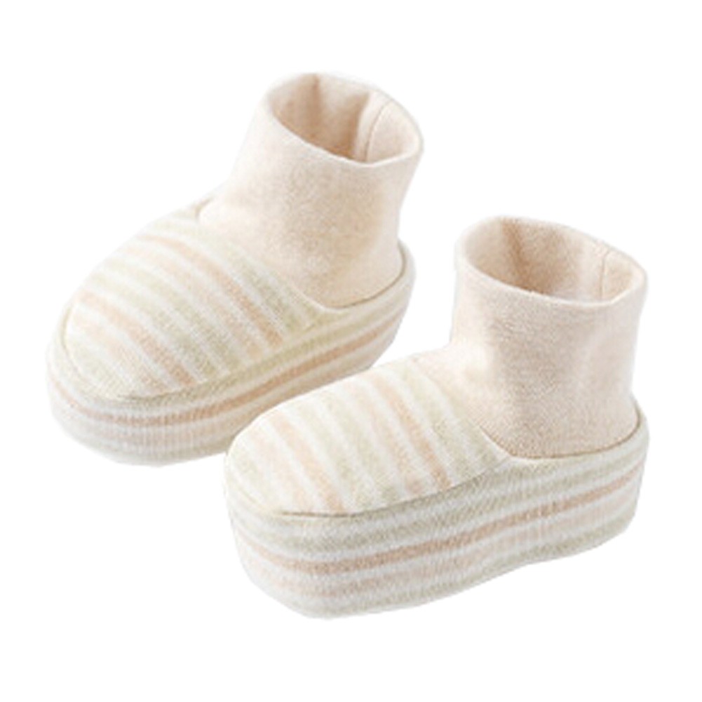 1 Pair Pure Cotton Unisex Newborn Baby Socks Warm Foot Socks, F