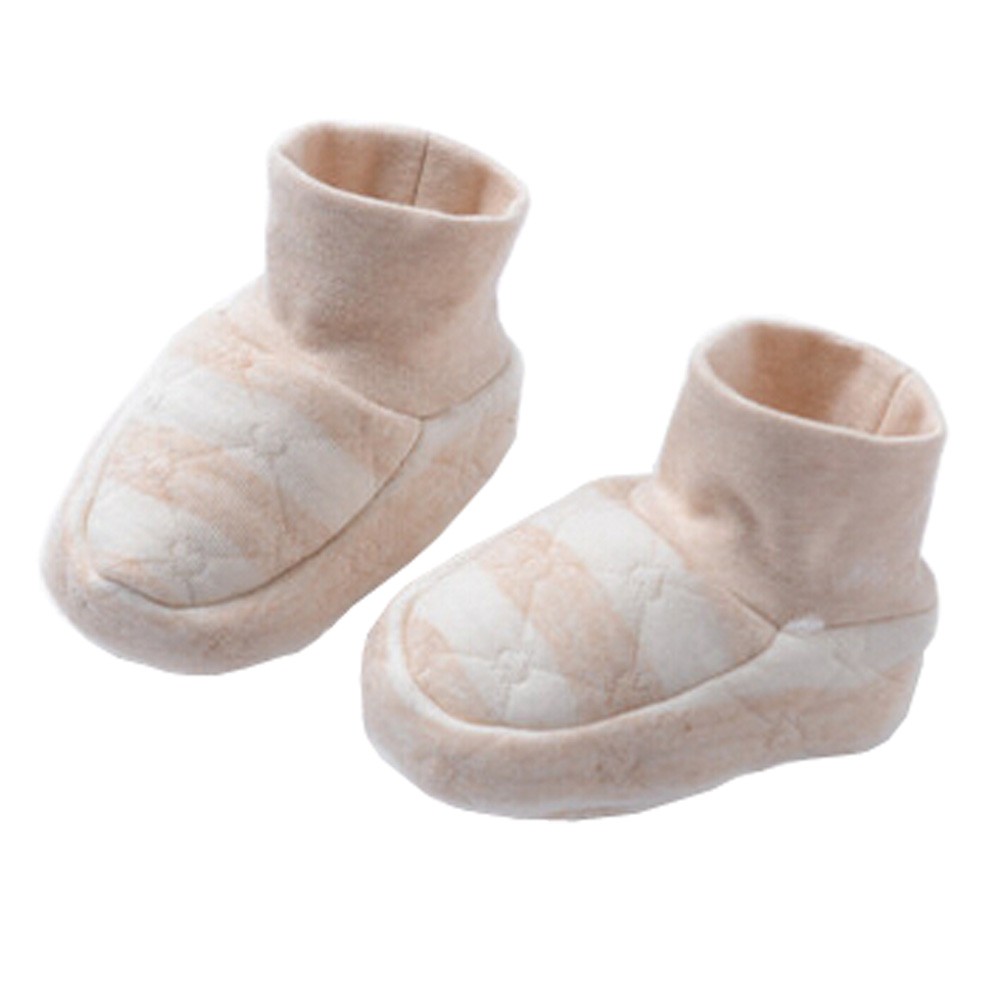 1 Pair Pure Cotton Unisex Newborn Baby Socks Warm Foot Socks, G
